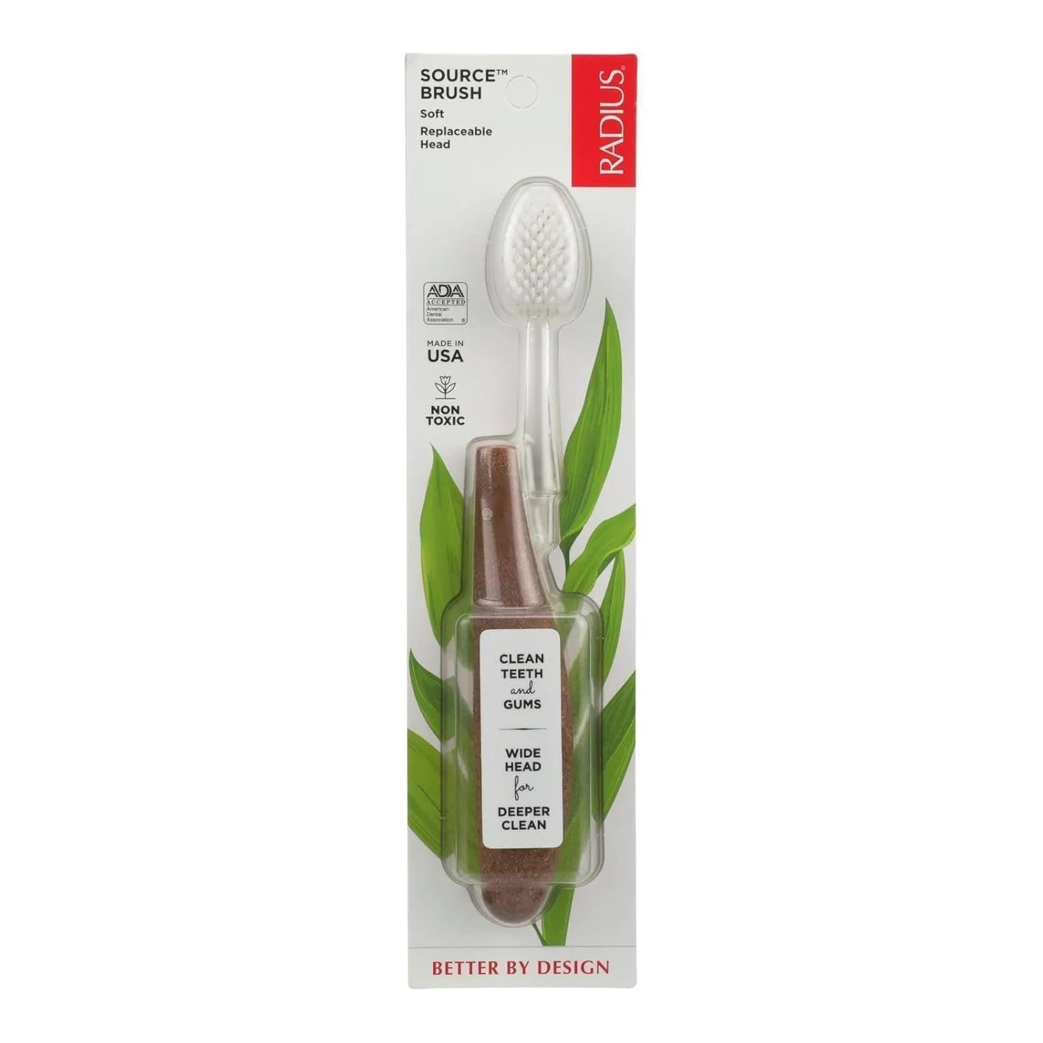 Radius, Toothbrush Source Brush Soft, 1 Count