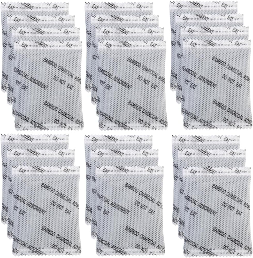 30Pack Natural Activated Charcoal Odor Absorber Air Purifying Bag for Home or Car Odor Eliminator; 10g/Pack Pet Areas or Car Air Freshener for Home,Car,Closet,Shoe,Basement,Pet