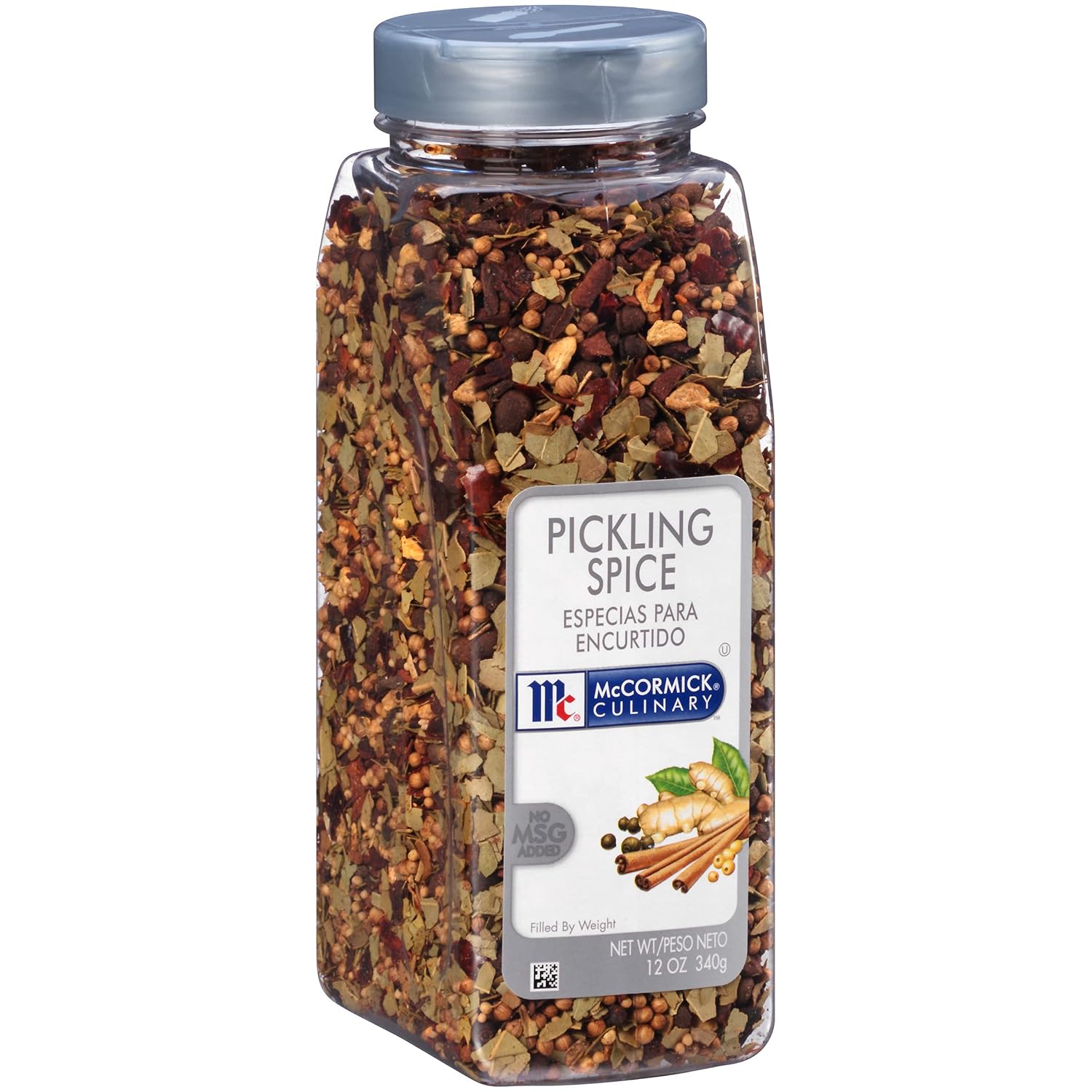 McCormick Culinary Pickling Spice, 12 oz – One 12 Ounce Container of Mixed Pickling Spice, Best for Seasoning Pickles, Corned Beef, Pot Roasts and More