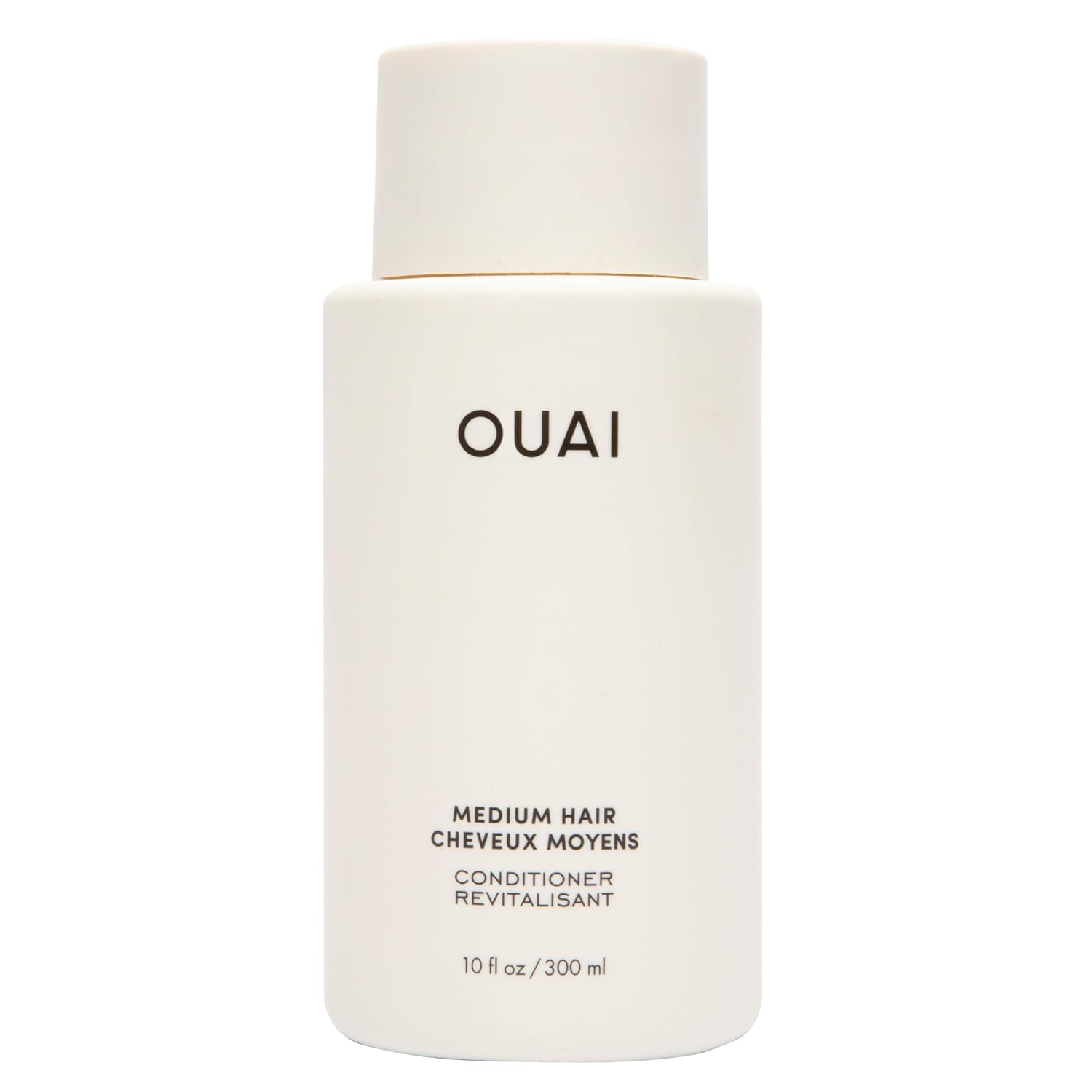 OUAI Medium Conditioner – Hydrating Hair Conditioner with Coconut Oil, Babassu Oil, and Keratin – Strengthens, Repairs and Adds Shine – Paraben and Phthalate Free Hair Care Products (10 Oz)