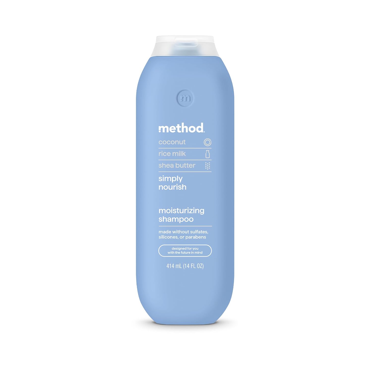 Method Moisturizing Shampoo, Simply Nourish – Hydrates and Revives Dry Hair, Safe for Color-Treated Hair – Sulfate Free and Cruelty Free – 14 oz
