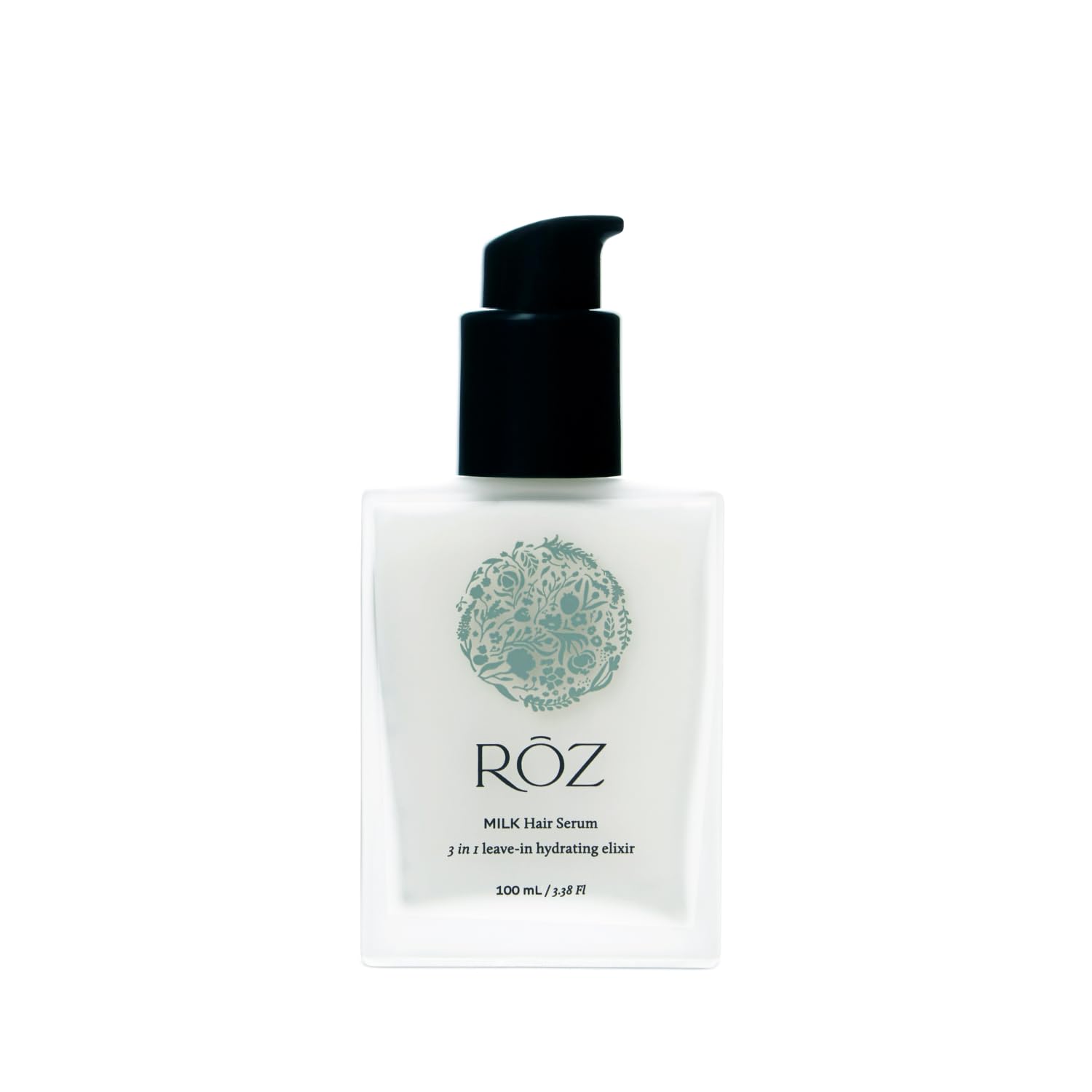 RŌZ Leave-In Conditioner – Lightweight Milk Hair Serum & Heat Protectant for Hydrating Fine, Curly & Wavy Hair | Hydrating, Smoothing, Frizz-Fighting | Silicone-Free, Color-Safe | 3.4 oz