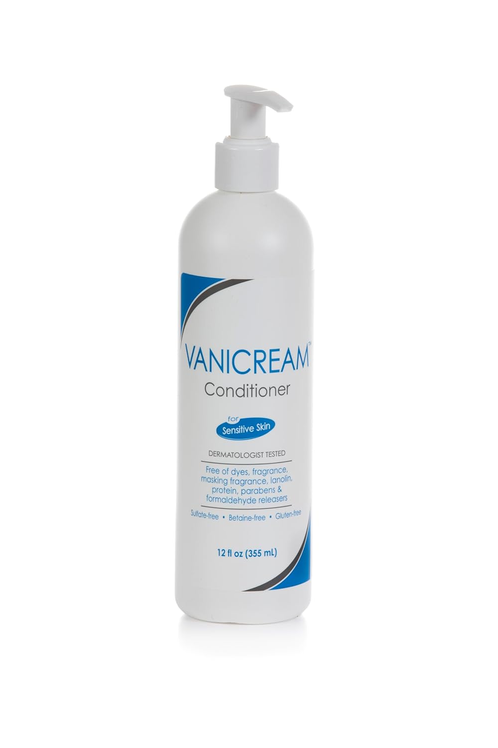 Vanicream Conditioner – pH Balanced Mild Formula Effective For All Hair Types and Sensitive Scalps – Free of Fragrance, Lanolin, and Parabens – 12 Fl Oz