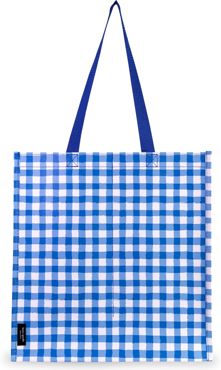 kate spade new york Reusable Shopping Bag, Grocery Tote with Shoulder Straps, Collapsible Tote