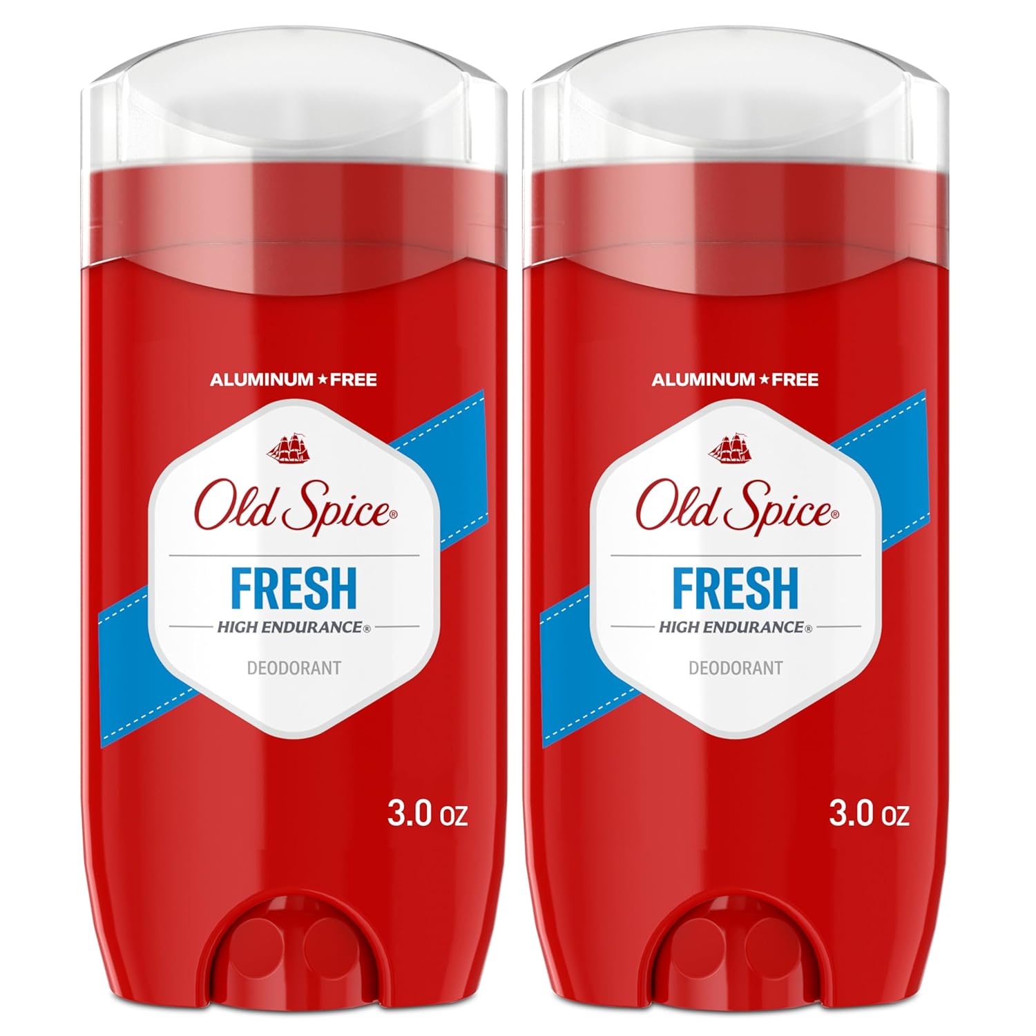 Old Spice High Endurance Deodorant for Men, Aluminum Free, Fresh Scent, 3.0 oz Twin Pack