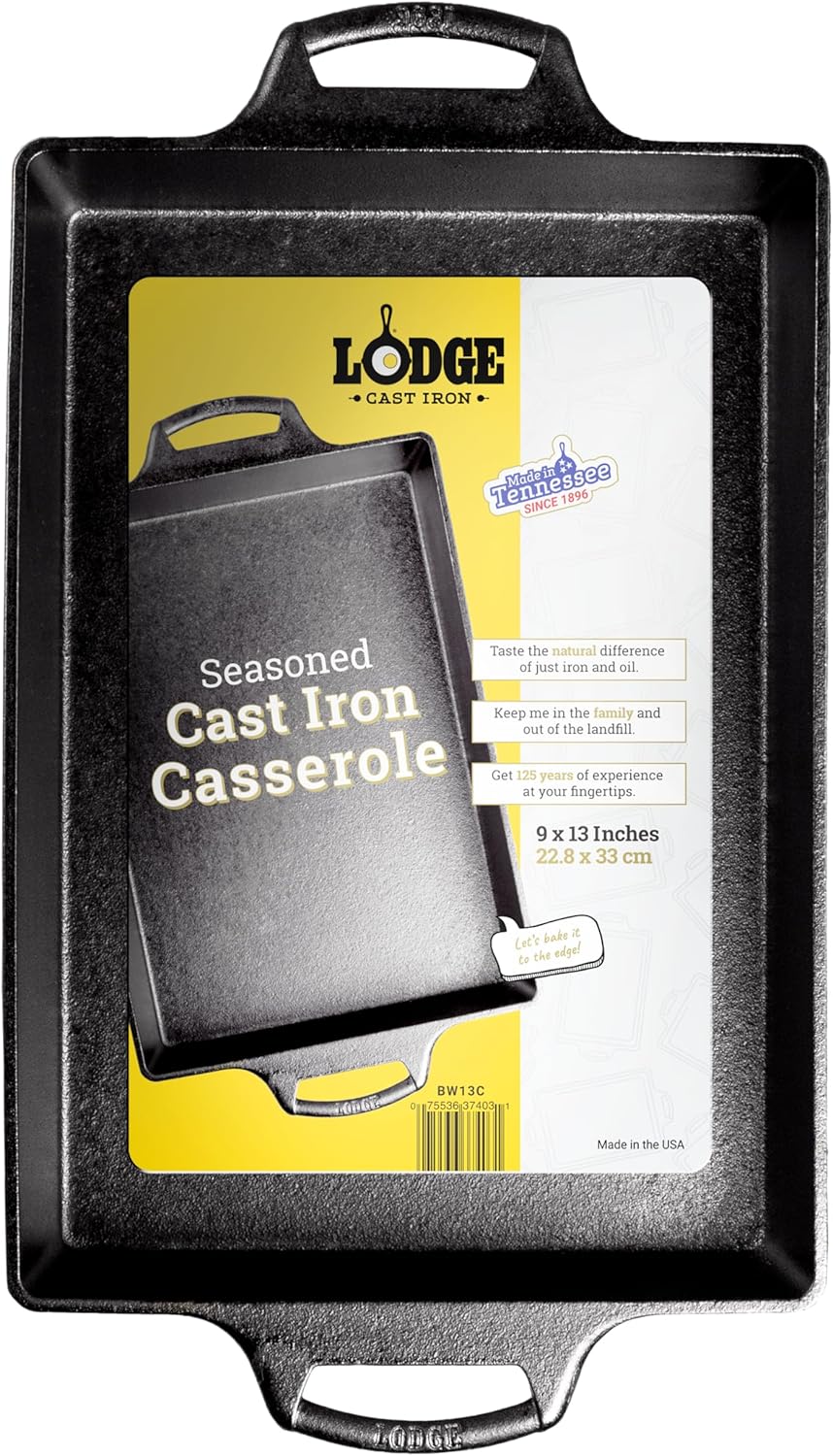 Lodge Cast Iron Casserole Pan