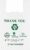 50 Count Biodegradable & Reusable T-Shirt Bags with Handles — Extra Heavy Duty 57 Micron (2.25 mil) White Shopping, Retail, Food Trucks & Restaurant Bags, 11.5″ x 6.5″ x 21″ Eco Friendly