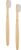 SEVENHEAD 2 PCS Bamboo Toothbrushes for Adults – Soft Bristles, Natural Biodegradable, BPA Free, Eco-Friendly, White