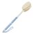 Backski Back Scrubber Anti Slip for Shower, Shower Brush Long Handle with Stiff and Soft Bristles, Body Exfoliator for Bath or Dry Brush(Blue)