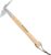 Berry&Bird 2IN1 Hand Tools Hoe and Cultivator, Stainless Steel Garden Hand Tiller and Pickaxes with Wooden Handle, 14”Weeding Hoes for Digging, Loosening Soil, Cultivating, Planting and Farming Tool