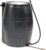 FCMP Outdoor Raincatcher 4000 Rain Barrel, Flat-Back Rainwater Catcher with Spigots, 50 Gallon, Black – Portable Water Storage Container Tank for Home, Garden, and Backyard