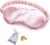 OLESILK Silk Sleep Mask, 100% Mulberry Silk Eye Mask for Sleeping, Double Layer Filling and Elastic Strap, Travel and Nap, Soft Eye Cover Eyeshade with Luxury Bag and Ear Plugs, Pink