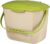 Nova Products Kitchen Compost Bin – 2 Gallon (8L) Countertop Food Waste Container | Ergonomic Handle | Beige Base with Avocado lid & Handle | Easy to Clean Design | Made from Durable HDPE