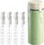 4-in-1 Travel Dispenser Bottle Refillable, 2026 New 4 Pack 30ML Travel Bottles for Toiletries, Leak Proof Travel Size Containers, Shampoo and Conditioner Bottles (Green+White) (Green)