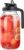64oz Glass Pitcher with Lid, 2 Quart Mason Jar Pitchers with Lid and Spout, Wide Mouth Breast Milk Pitcher Glass Jug Sun Tea Pitchers, Cold Brew Coffee pitcher, Fridge Container for Water, Juice, Tea