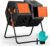 Update Compost Bin Outdoor 45 Gallon, Dual Separate Chamber 360°Rotating Composter, Garden Compost Bin for Fast Composting, Easy Assemble Compost Tumbler for Outside, Backyard, and Yard