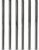 Viski Stainless Steel Straws for Cocktails – Eco-Friendly Reusable Metal Straws – Black Gunmetal 5in Set of 6