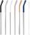 Tronco Set of 6 Stainless Steel Reusable Metal Straws with Silicone Flex Tips Elbows Cover, Metal Drinking Straws for Tronco Tumbler, 6 Steel Straws,6 Silicone Tips,1 Straw Cleaning Brush