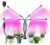 Led Grow Lights, 4 Heads Red Blue Plant Light with Clamp for Indoor Plants & Seed Starting, 10-Level Dimmable, Auto On Off, Timing 3 9 12Hrs