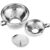 Delove Canning Funnel with Strainer for Wide and Regular Mason Jars – Wide-Mouth Funnels for Kitchen Use – Canning Supplies Kit – Stainless Steel – 3 Pack (Small and Large)