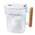 Epic Water Filters Pure Filter Pitchers for Drinking Water, 10 Cup 150 Gallon Filter, Tritan BPA Free, Removes Fluoride, Chlorine, Lead, Forever Chemicals (White & Bamboo)