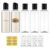 Travel Bottles for Toiletries 3.4 oz TSA Approved – 5 Pack Leak Proof Travel Size Containers, Clear Squeezable Plastic Bottles with Labels for Shampoo Lotion, Flight Cruise Gym Essentials