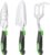 Garden Tools Set, 3 Pack Heavy Duty Gardening Tools Set Include Garden Shovel, Transplant Trowel and Hand Rake with Ergonomic Non-Slip Handle, Aluminum Alloy Lawn and Garden Hand Tools for Planting