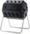 FCMP Outdoor IM4000 Dual Chamber Tumbling Composter Canadian-Made, 100% Recycled Resin – Outdoor Rotating Compost Tumbler Bin for Garden, Kitchen, and Yard Waste, Black (37 Gallon)