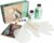Jesmonite AC100 Water-Based Eco-Resin Beginner Friendly Starter Kit with 700g Two-Part Resin Set, Five Pigment Colors, One Reusable Silicone Mold, Makes 3 Small Trinket Tray Projects