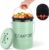 Vipush Compost Bin Kitchen Countertop Composter with lid – Small Compost ContainerI Includes Inner Compost Bucket Liner & Charcoal Filter, Green