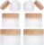 6Pcs Glass Lotion Cream Container with Lid Refillable Empty Sample Cosmetic Jar for Makeup Scrub Cream Toiletries Home Travel (Clear,15ml,30ml,50ml)
