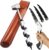 Hand Auger Wood Drill, Upgrade Welds Bushcraft Auger w/ Sharp Scottish Eye, Survival Tools for Bushcraft Projects/ Camping/Outdoors, 1*10inch Settlers Wrench & Folding Saw Kit, Bushcraft Gear