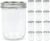 Yodecy 12 Pack 16 oz Wide Mouth Clear Mason Jars with Silver Metal Lids, Canning Jars for Overnight Oats, Food Storage, Dry Food, Snacks, Candies and More