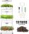 Ahopegarden Indoor Garden Hydroponics Growing System Kit: 66 Pods Plant Herb Garden Germination Kit with LED Grow Light, 30L Large Capacity Kitchen Hydroponics Planter Grower for Vegetable Fruit