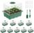 Pawfly 10 Pack Seed Starter Kit, 120 Cells, Seed Starter Trays with 4″ Humidity Domes, Planting Tools & Labels, Indoor Seedling Starter Trays, Reusable Plant Germination Trays, Seed Starting Trays