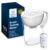 Brita Large Water Filter Pitcher for Tap and Drinking Water, Includes 1 Standard Filter, BPA-Free, Lasts Two Months, 10-Cup Capacity, Bright White