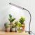LED Grow Light, 5700K Full Spectrum Clip Plant Growing Lamp with White Red LEDs for Indoor Plants, 5-Levels Dimmable, Auto On Off Timing 4/8/12/18Hrs(Single Head)