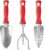 Garden Weasel 3-Piece Hand Tool Combo Set | Trowel, Transplanter and Cultivator | Heavy Duty Lawn and Garden Set, Digging, Planting, and Weeding | 91370-Q | Gift for Mom, Idea