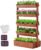 DoCred Vertical Wooden Raised Garden Bed, 5 Tier Garden Planters Freestanding Wood Plant Stand Flower Rack Wooden Planter Box for Plants Herbs Flowers Vegetables Outdoor Indoor Gardening