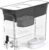 Waterdrop 35-Cup Slim Water Filter Dispenser, Large Capacity Water Filter Pitcher, 200-Gallon Long-Life, 5X Lifetime, Reduces Chlorine, PFOA/PFOS and More, BPA Free, Black (with 1 Filter)
