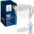 Brita 10 Cup Water Filter Pitcher, Reduces Chlorine, Mercury, Cadmium, Copper and More, Includes 1 Brita Plus Filter, BPA Free, Clear
