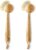 SUBEKYU Dish Brush with Handle, Natural Bamboo Dish Scrubber Brush, Kitchen Dishwashing Brush for Cleaning Dishes/Pans/Pots/Sinks, Sisal Bristles, 2P