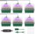 Pawfly 6 Pack Seed Starter Kit, 72 Cells, Seed Starter Trays with Adjustable Grow Lights & 3.9″ Humidity Domes, Indoor Seedling Starter Trays, Reusable Plant Germination Trays, Seed Starting Trays