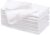 Flax Lace Cloth Dinner Napkins Set of 12 White – 20×20 Inches, Decorative Premium Cotton Linen Dinning Table Napkin Ideal for Wedding,Cocktail Party | Soft Durable Neutral Napkins for Mother’s Day