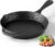 Cast Iron Skillets, 9.55 Inch Frying Pan with Teardrop Handle, Indoor/Outdoor