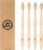 Sea Turtle Plant-Based Bristles, Bamboo Toothbrushes, Soft Natural Toothbrush for Adults (4 Pack)
