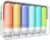 Quatish Travel Bottles for Toiletries 6 Pack, Original Patented Leakproof 3 oz Tsa Approved Travel Size Containers, BPA Free Silicone Shampoo and Conditioner Bottles, Camping Essentials