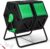 Goplus Compost Bin, Dual Chamber 34.5 Gal Compost Tumbler with 2 Rotating Chambers, Sliding Doors, High-Volume Outdoor Garden Composter, Rotating Composting Bin for Garden Yard, BPA Free