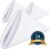 Wealuxe White Cloth Napkins Set of 24 – 17×17 Inches, 220 GSM Thick and Durable 100% Polyester Napkins, Stain and Wrinkle Free Dinner Napkins Cloth Washable, Soft