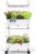 Hydroponics Growing System,AOONEG 28Pods Indoor Herb Garden with LED Grow Light,Hydroponics Growing System Kit with Automatic Timer,Pump System,Adjustable Height (No Seed,Glossy White, 2Layer-28Pods)
